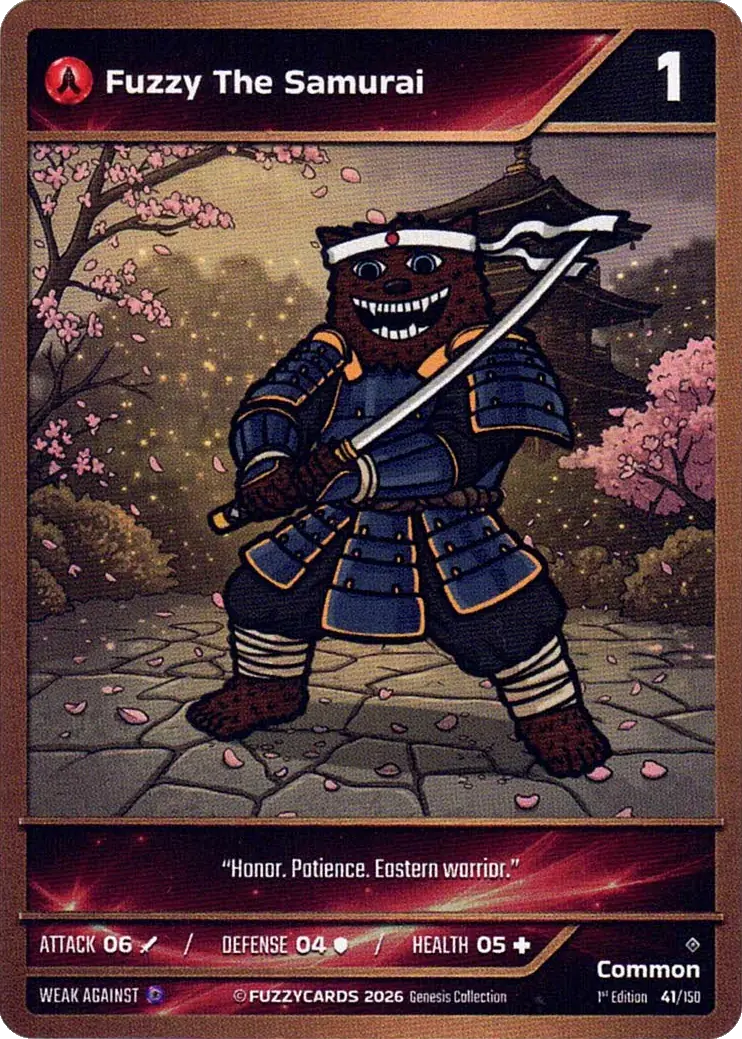 Fuzzy The Samurai