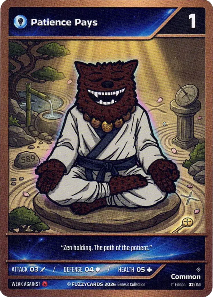 Patience Pays